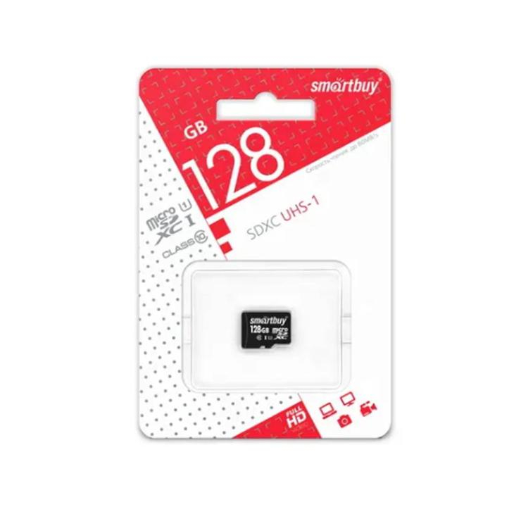 micro SDXC карта памяти Smartbuy 128GB Class 10 UHS-1 (без адаптера) , шт