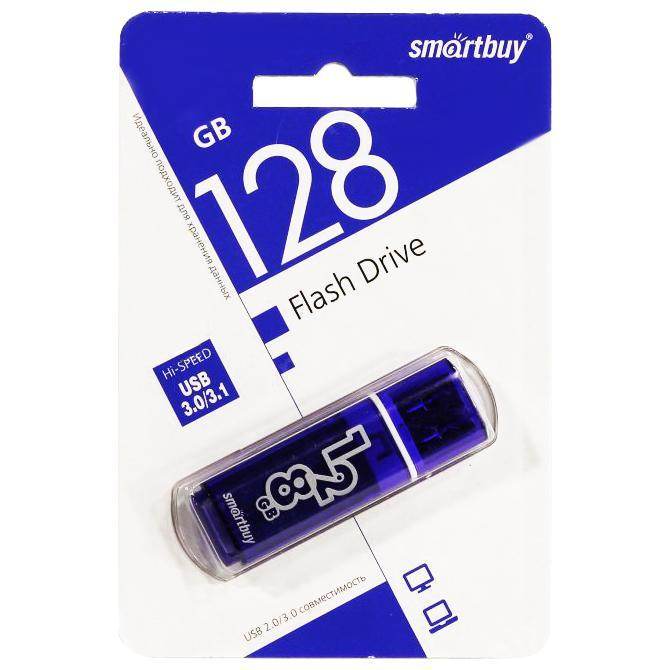 USB 3.0 накопитель Smartbuy 128GB Glossy Dark Blue (SB128GBGS-DB)                                                                                                           , шт