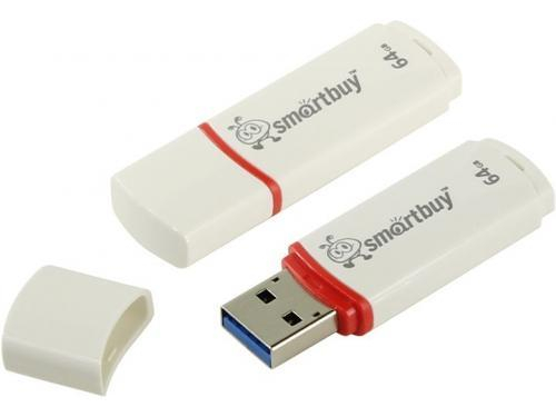 USB накопитель Smartbuy 64GB Crown White (SB64GBCRW-W)                                                                                                          , шт