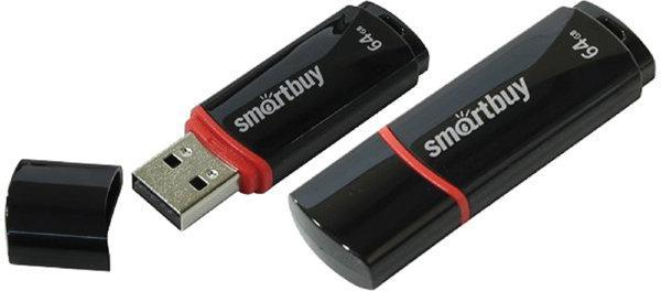 USB накопитель Smartbuy 64GB Crown Black (SB64GBCRW-K)                                                                                                          , шт