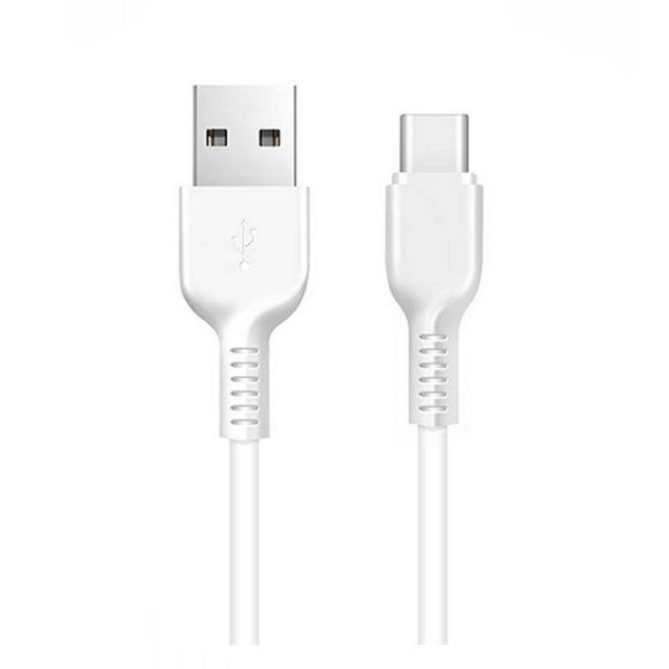 Кабель USB - Type-C HOCO X20, 2.0м, круглый, 3.0A, силикон, цвет: белый, шт