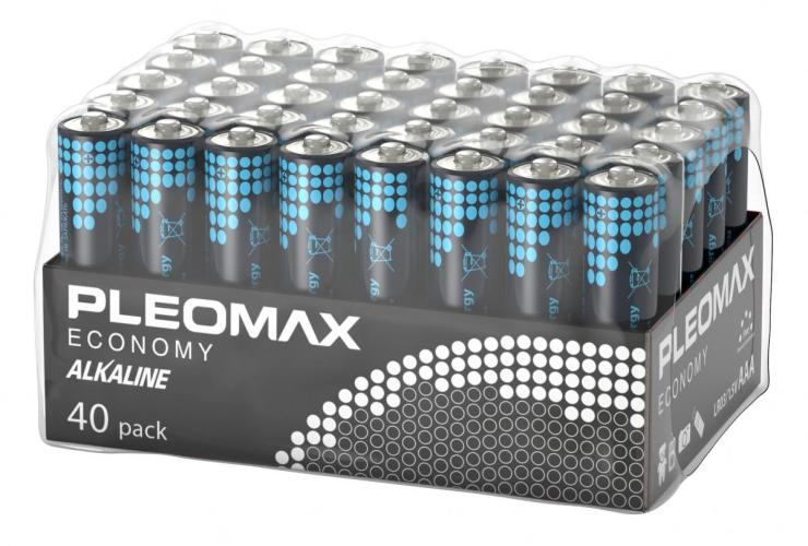 Батарейки Pleomax LR03-40 bulk Alkaline (40), шт