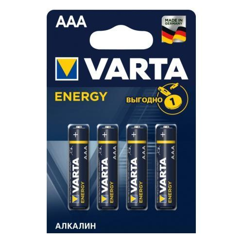 Батарейка AA Varta LR06-4BL Energy, 1.5В, (4/80/400)                                                                                                                                , шт