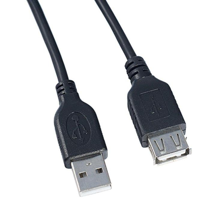 Кабель удлинительный PERFEO U4503 USB2.0 <Am-->Af> 1,8 м, черный                            , шт