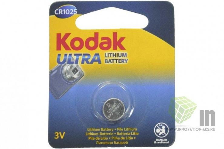 Батарея Kodak CR1025-1BL (60), шт