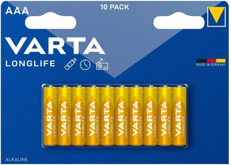 VARTA LR03/10BL LONGLIFE 4103, шт