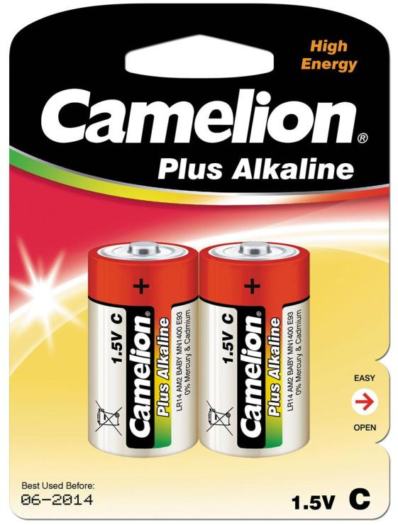 Элемент питания Camelion Plus Alkaline LR14 (12), шт
