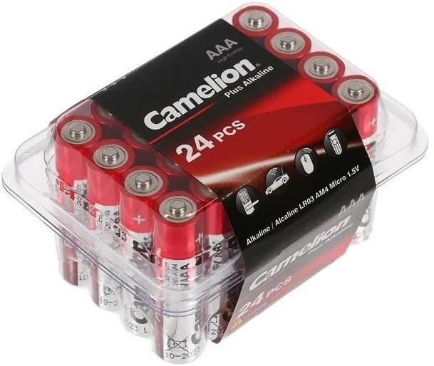 Camelion LR03-24 Plastic box Plus Alkaline (24), шт