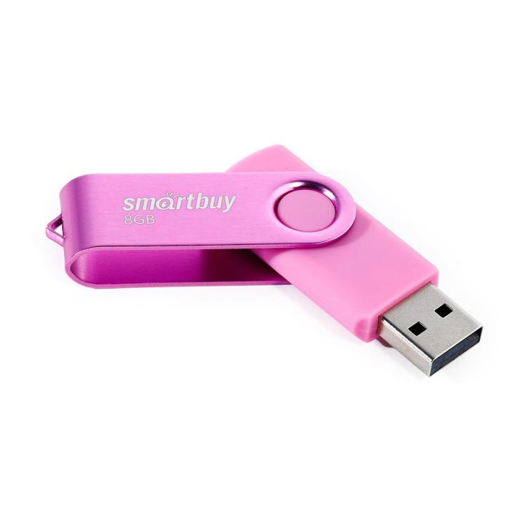 USB накопитель SmartBuy 4GB Twist Pink (SB004GB2TWP), шт