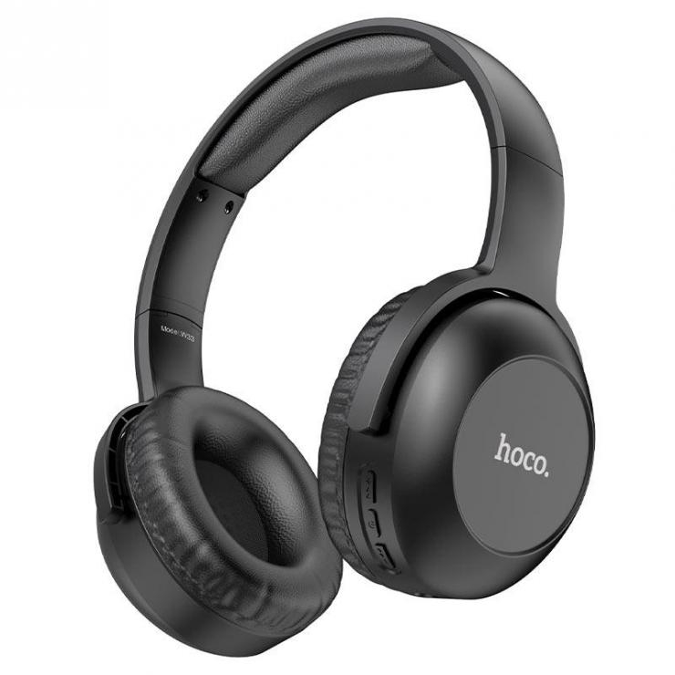 Наушники полноразмерные HOCO W33, Art, пластик, bluetooth 5.0, AUX, цвет: черный, шт