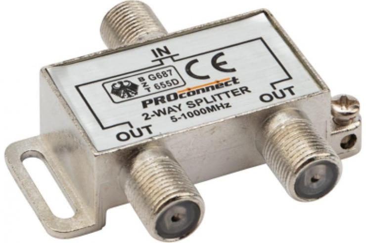 Splitter на 2TV 5-1000 MHz Без штекера 05-6021 Proconnect, шт