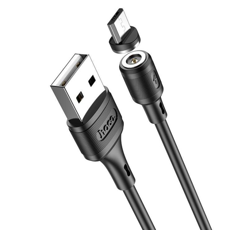 Кабель USB - микро USB HOCO X52 Sereno, 1.0м, 2.4A, цвет: чёрный, шт