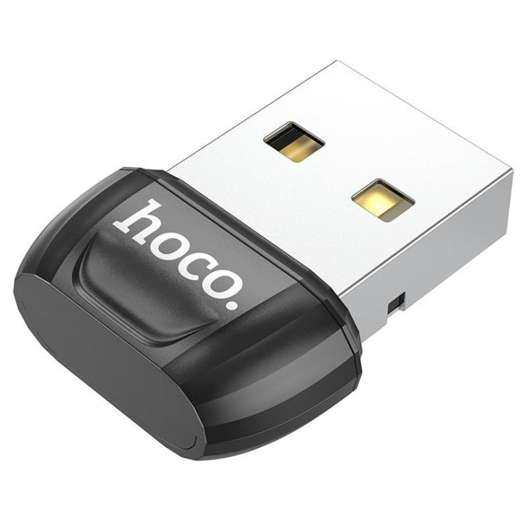 HOCO ПЕРЕХОДНИК UA18 USB -> BLUETOOTH 5.0 ЧЕРНЫЙ ПЛАСТИК, шт