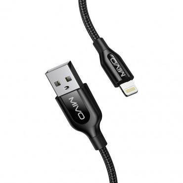 Кабель MIVO MX-44 M USB-Micro USB 2.4 A 1000mm, шт