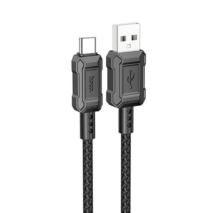 Кабель USB - Type-C HOCO X94 Leader, 1.0м, 3,0А, цвет: чёрный, шт