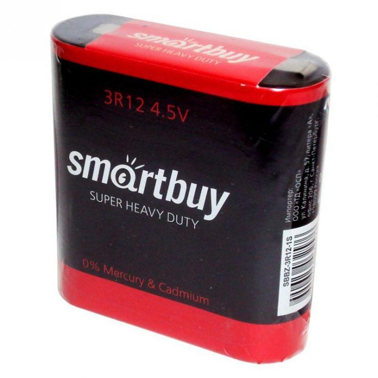 Батарейка солевая Smartbuy 3R12/1S (12/144)  (SBBZ, шт