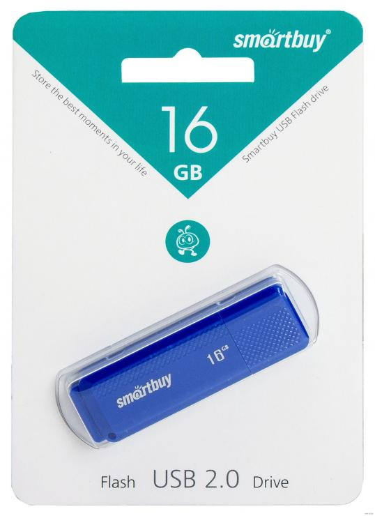 Флэш-накопитель Smartbuy 16GB Dock Blue, шт