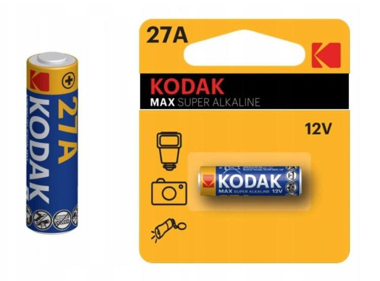 Батарейка Kodak 27A-1BL MAX SUPER Alkaline [K27A-1, GP27A, MN27] (60/240/28800), шт