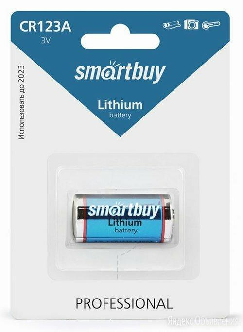 Батарейка SmartBuy CR123-1BL Lithium, (1/12/144)                                                                                                                            , шт