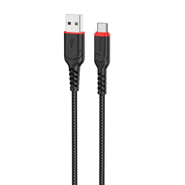 Кабель USB - Type-C HOCO X59, 2.0м, цвет: черный, шт