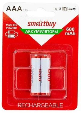 Аккумулятор AAA SmartBuy, HR03-2BL, 600mAh, (2/24/288)                                                                                                                              , шт