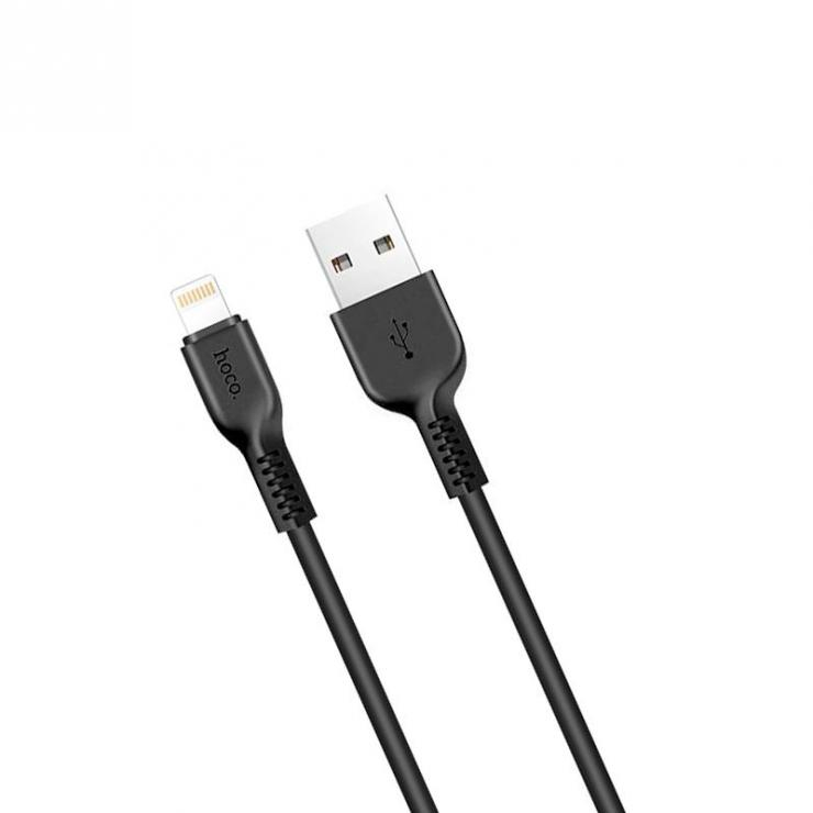 Кабель USB - Apple 8 pin HOCO X20 2м, черный, белый, шт