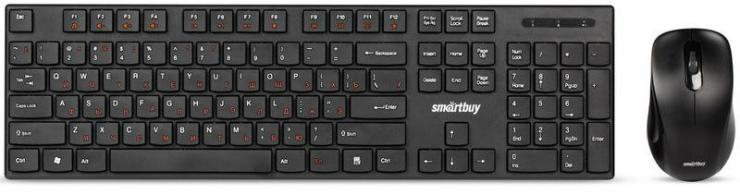 Мультимедийный комплект клавиатура+мышь Smartbuy ONE черный (SBC-240385AG-K), шт