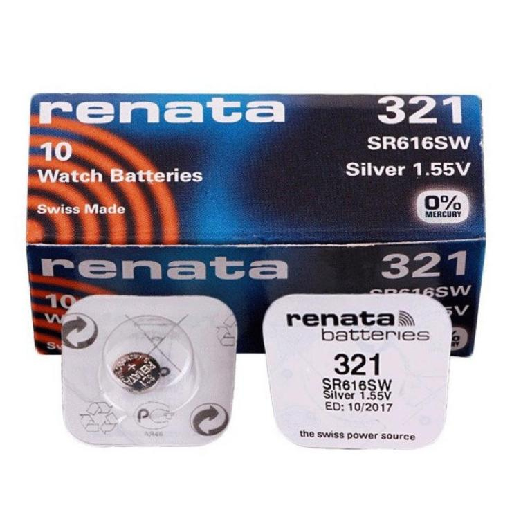 Батарейка Renata 321-10Box Watch, 1.55В, (10/100)                                                                                                                               , шт