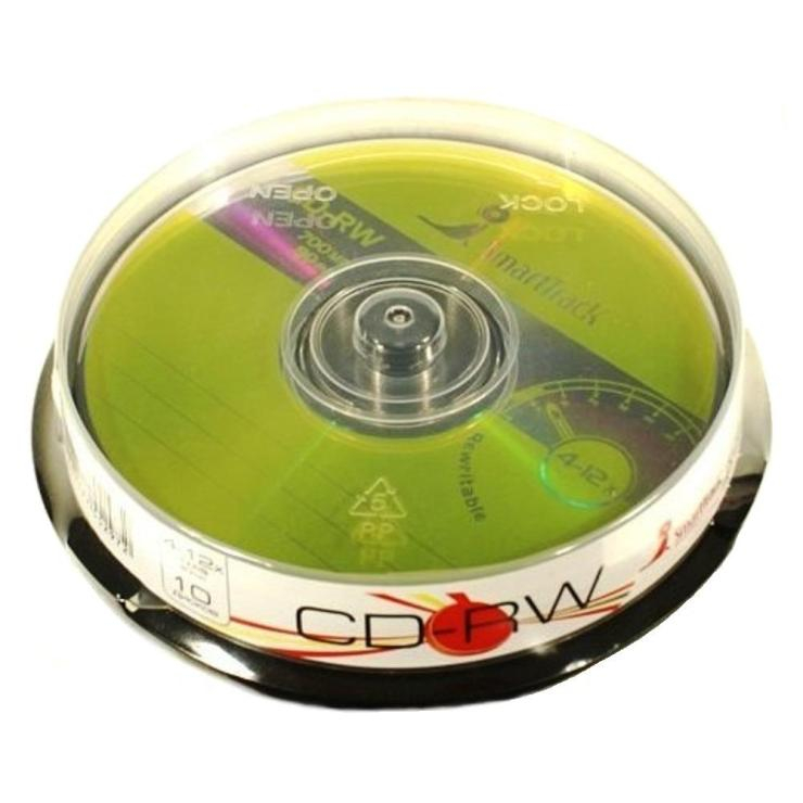 Диск Smartbuy CD-RW 80min 52x (Cake 25), шт