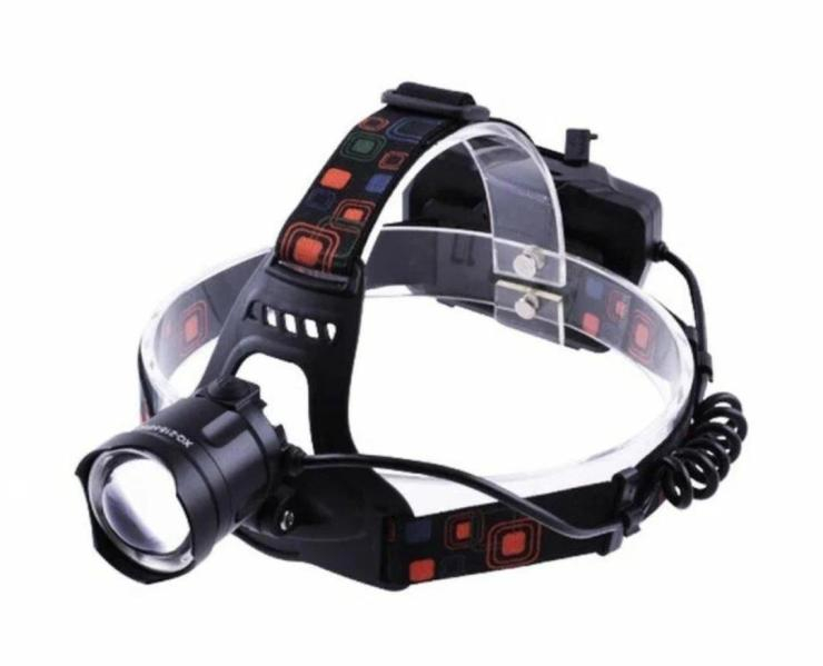 Фонарь на лоб MT-066 PM60-TG три акб , шт