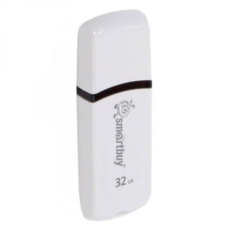 USB накопитель Smartbuy 32GB Paean White (SB32GBPN-W)                                                                                                           , шт