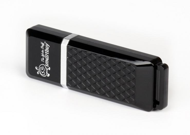 USB-флэш Smartbuy 8GB Quartz series Black, шт