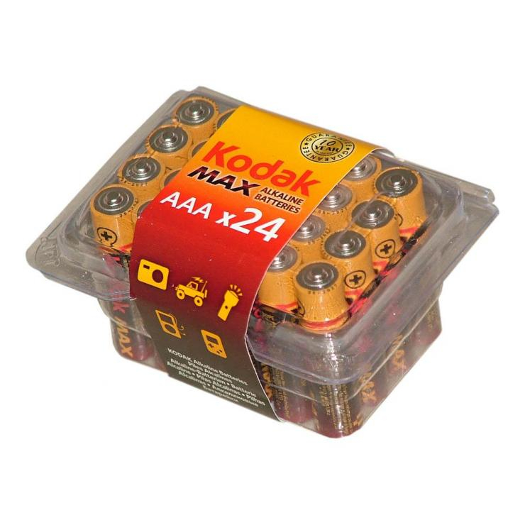 Батарея Kodak MAX LR03-24 plastic box  [24], шт