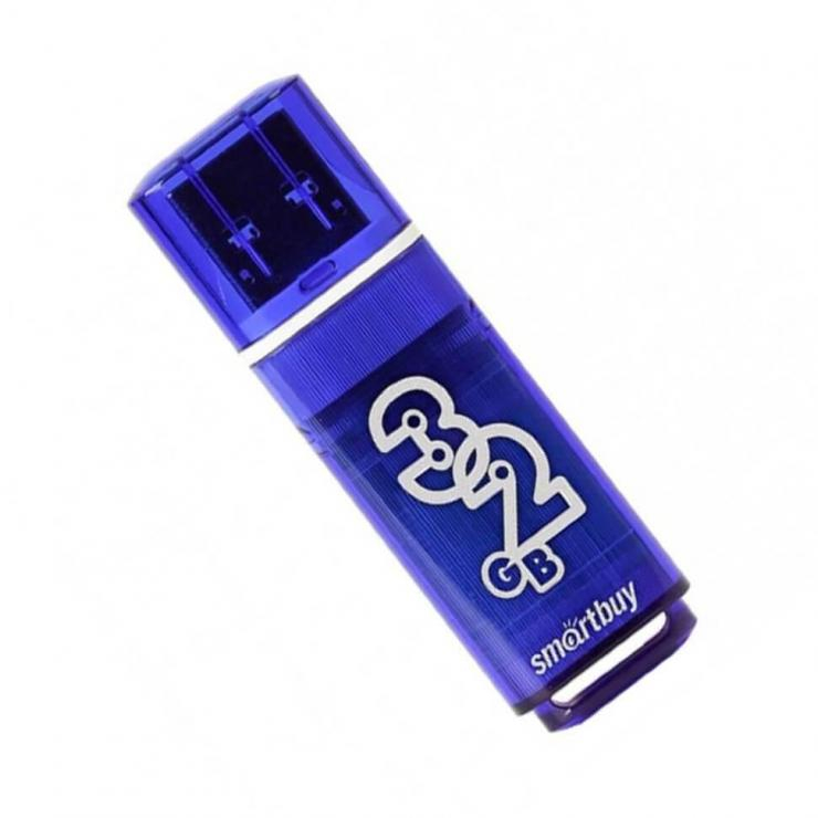 USB накопитель Smartbuy 32GB Glossy series Blue (SB32GBGS-B)                                                                                                            , шт