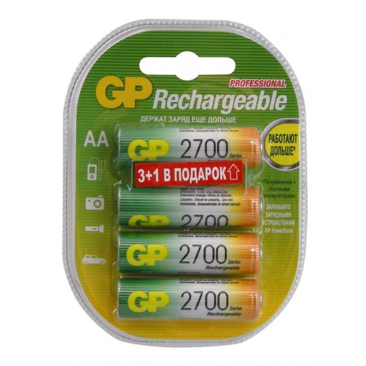 GP 2700 mah Аккумулятор АА \4 бл\, шт