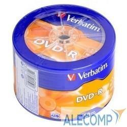 VERBATIM DVD-R 4,7GB 16x Shrink/50 Azo                                                          , шт