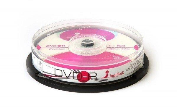 Диск DVD-R SmartTrack 4.7 Gb, 16x, CB-10 (10), шт