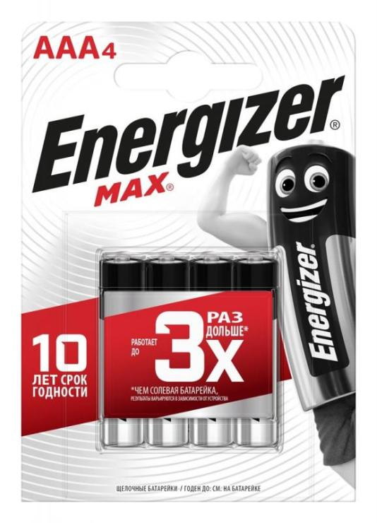 Элемент питания Energizer Max Plus LR3 BL4, шт