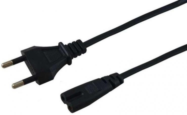 Шнур питания C7 магнитофонный 1.8 м PE черный 2x0.75 Rexant 11-1102, шт