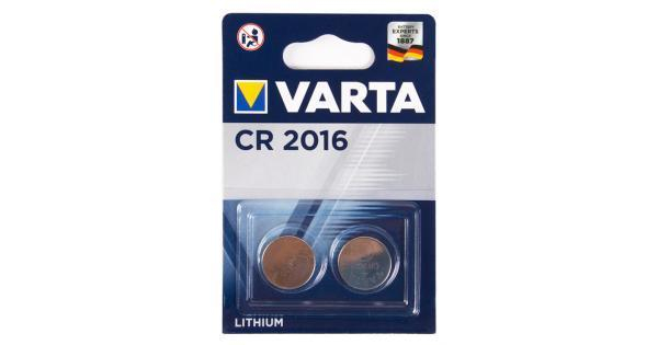 Батарейка Varta CR2016-2BL Professional Electronics, 1.55В, (1/10), шт