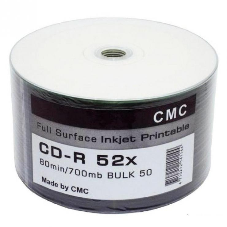 Диск DVD-R CMC 4.7 Gb, 16x, Bulk (50), Full Ink Print                       , шт