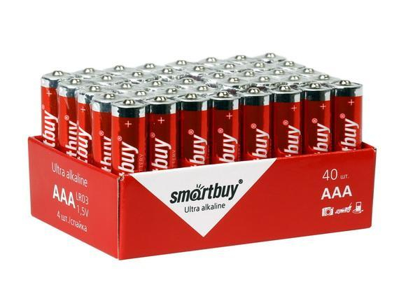 Батарейка алкалиновая Smartbuy LR3/40 bulk (40), шт