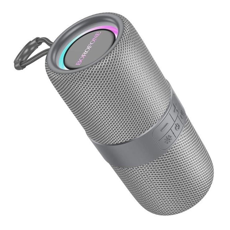 Колонка портативная Borofone, BR41, Bluetooth, цвет: серый, шт