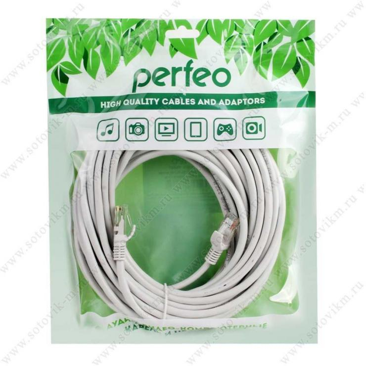 Кабель патч-корд-UTP RJ45 - RJ45 Perfeo P6007,10m., шт