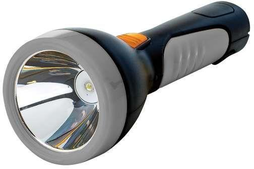 Космос фонарь ручной 7005LED-BL (акк. 4V 0.9Ah) 1св/д 5W (250lm), чёрно серый/пластик, вилка 220V, шт