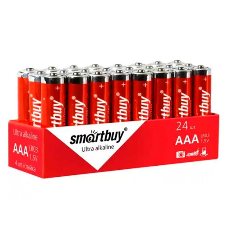 Батарейка алкалиновая Smartbuy LR3/24 bulk (24), шт
