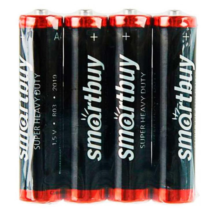 Батарейка солевая Smartbuy R06/4S (60)  , шт