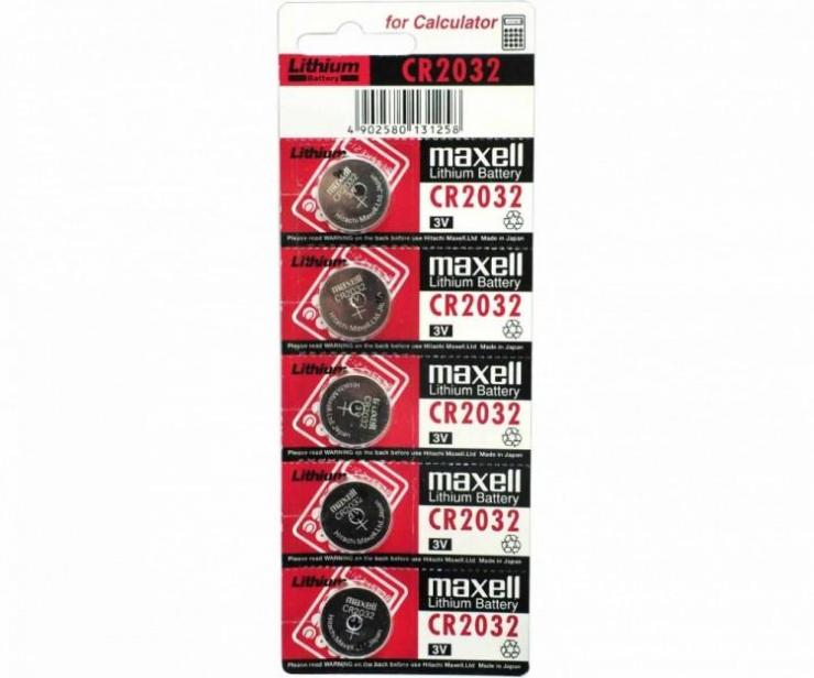 Батарейка MAXELL CR2032-5BL, шт