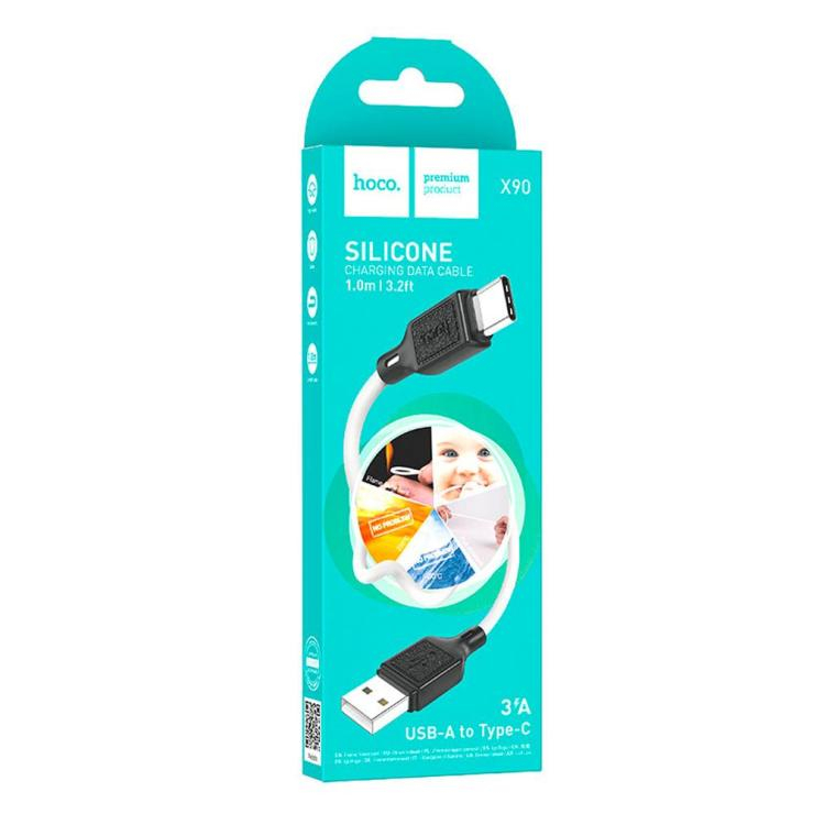 Кабель USB - Type-C Borofone BX90 Cool, 1.0м, 3.0A, цвет: белый, шт