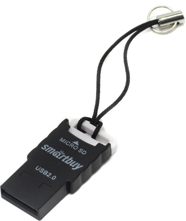 Картридер MicroSD Smartbuy SBR-707-микро черный (SBR-707-K), шт